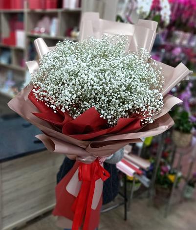 Букет цветов из: Гипсофила в Воздвиженской