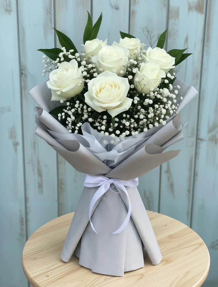 Букет цветов из: Розы в Воздвиженской