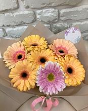 Букет цветов из:  Герберы #REPLACE_PRED# Воздвиженской