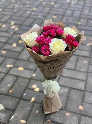 Букет цветов из: Розы в Воздвиженской