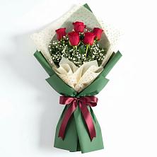 Букет рубиновое очарование в Воздвиженской Букет цветов из:  Розы в Воздвиженской