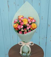 Букет Отличное настроение в Воздвиженской Букет цветов из:  Розы в Воздвиженской